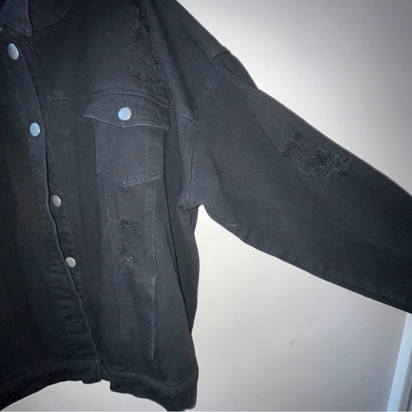 Distressed Jean Jacket - Picture 2 of 3